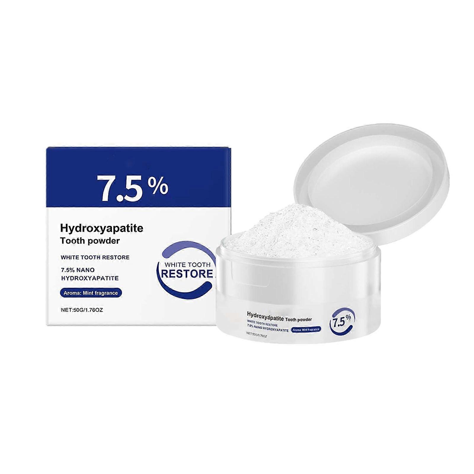 Hydroxyapatite Tooth Powder for Deep Cleaning Care, Single Piece Microcrystalline Replacement