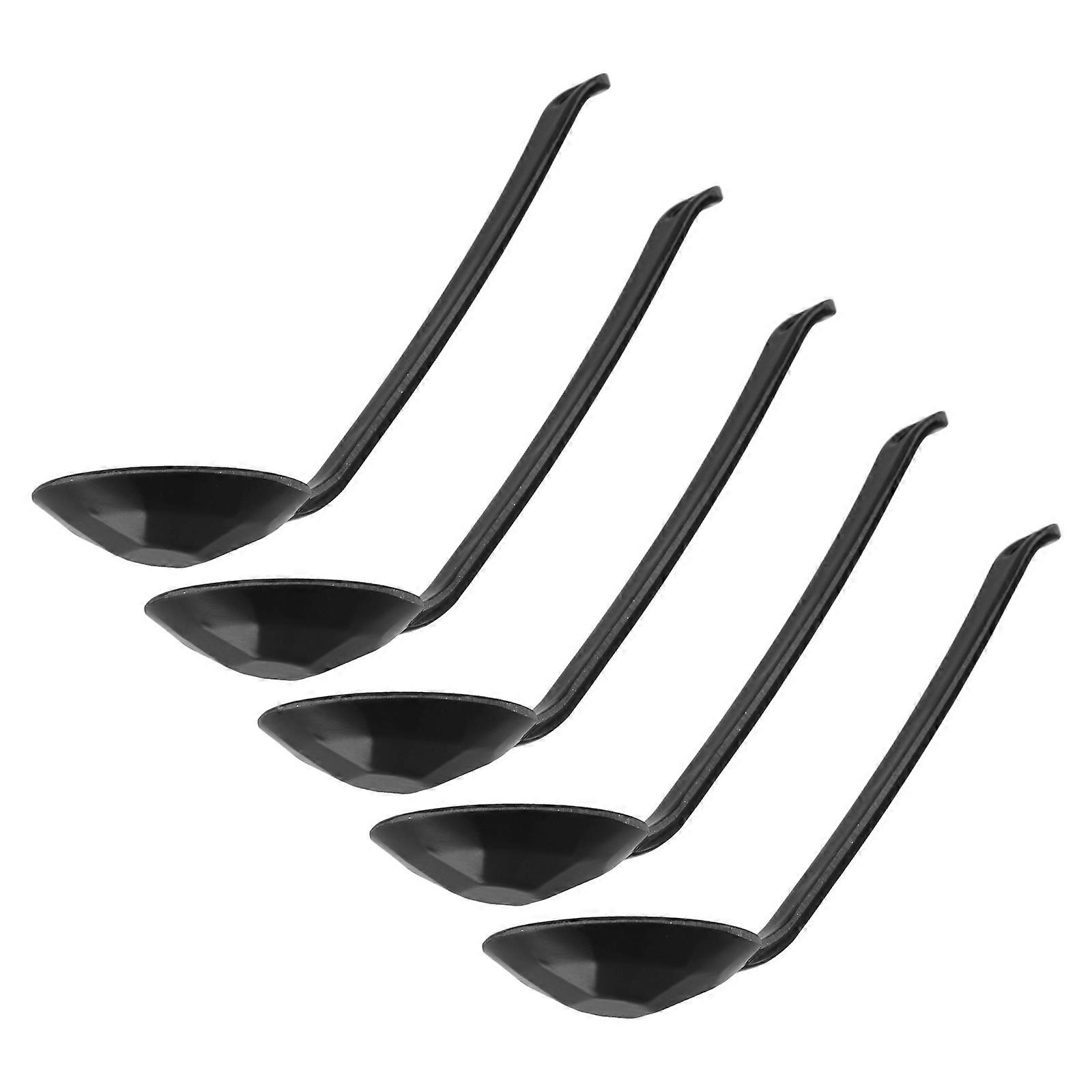 5pcs Melamine Turtle Shell Spoon Soup Spoons Restaurant Tableware Ramen Spoons