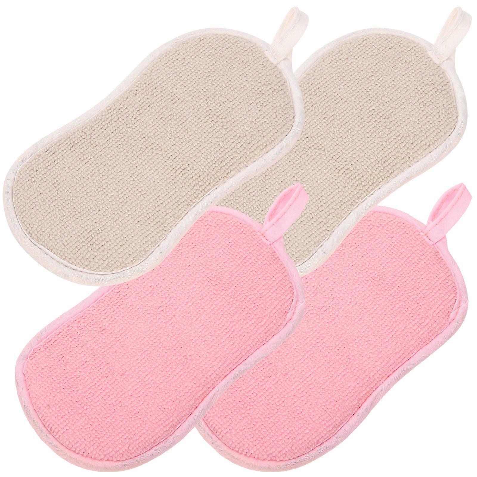 Durable Kitchen Scrub Sponge Pad for Dish Cleaning 4Pcs Assorted