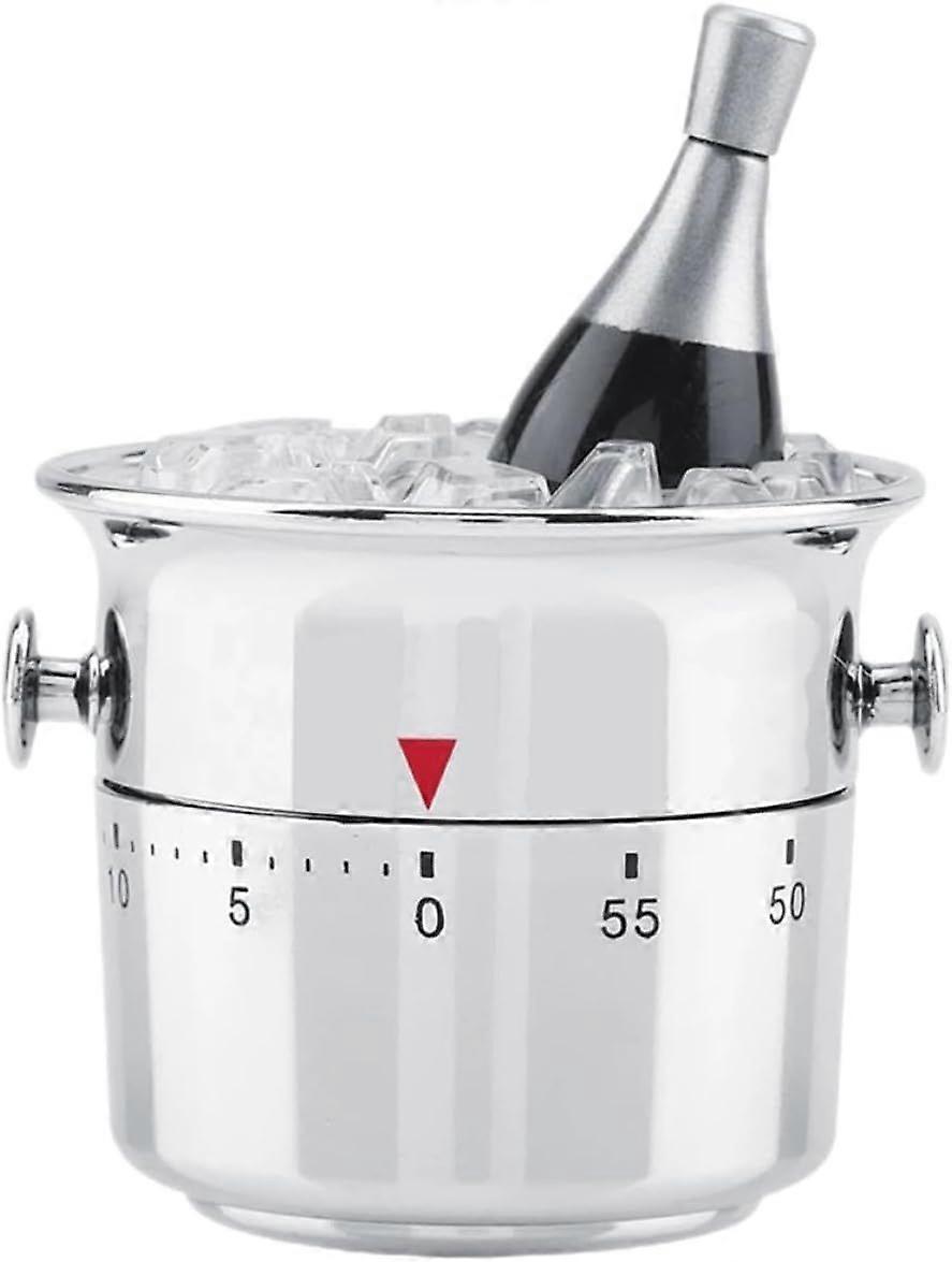 Mechanical Kitchen Timer Wind up Reminder Manual Visual Bucket Baking