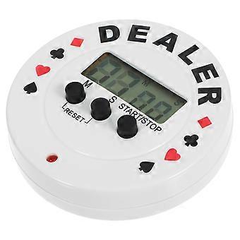 Poker Timer Digital Clock for Countdown Timing White Plastic Accessory