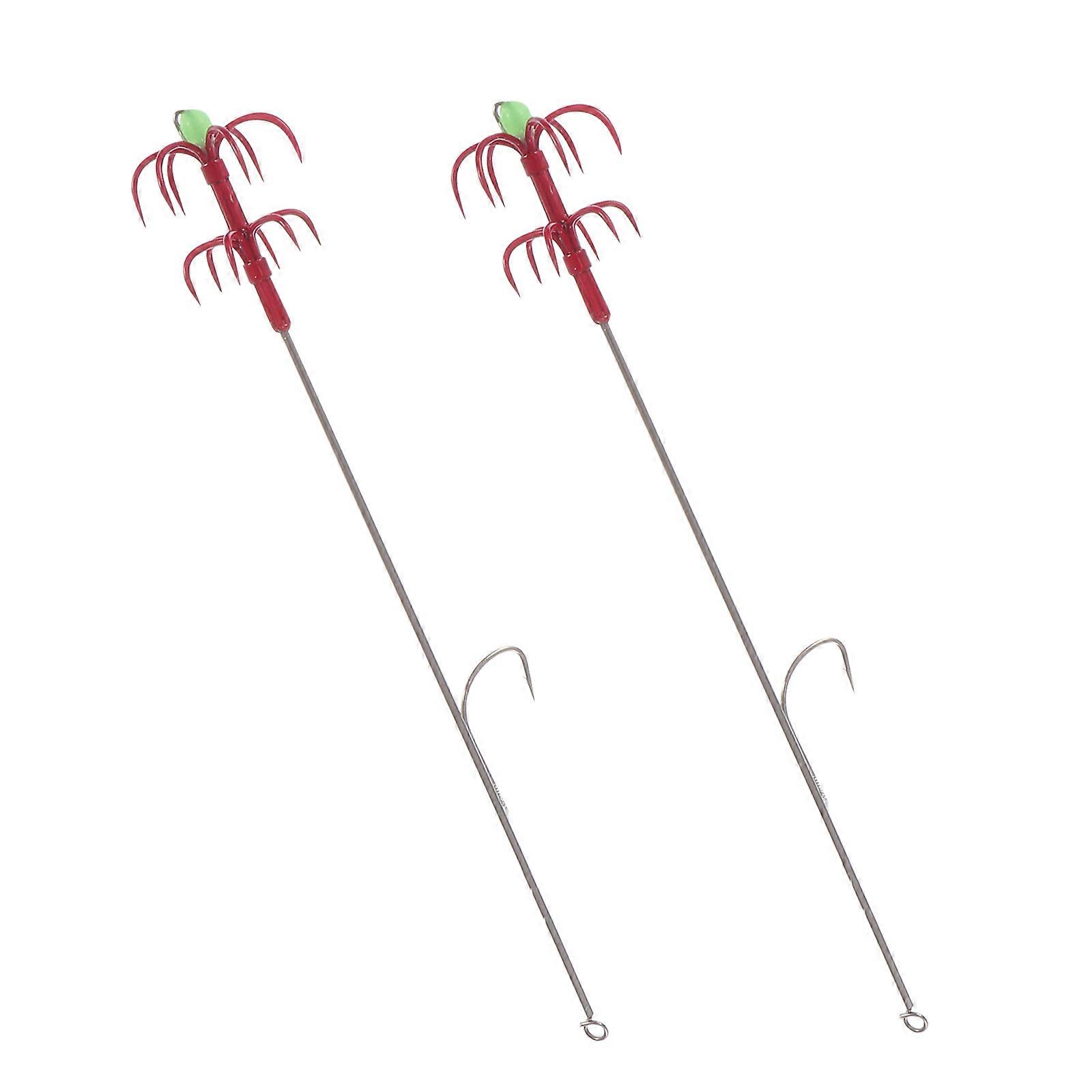 Multifunctional Double-Layer Fish Hook for Fishing 2Pcs Durable Outdoor Hooks