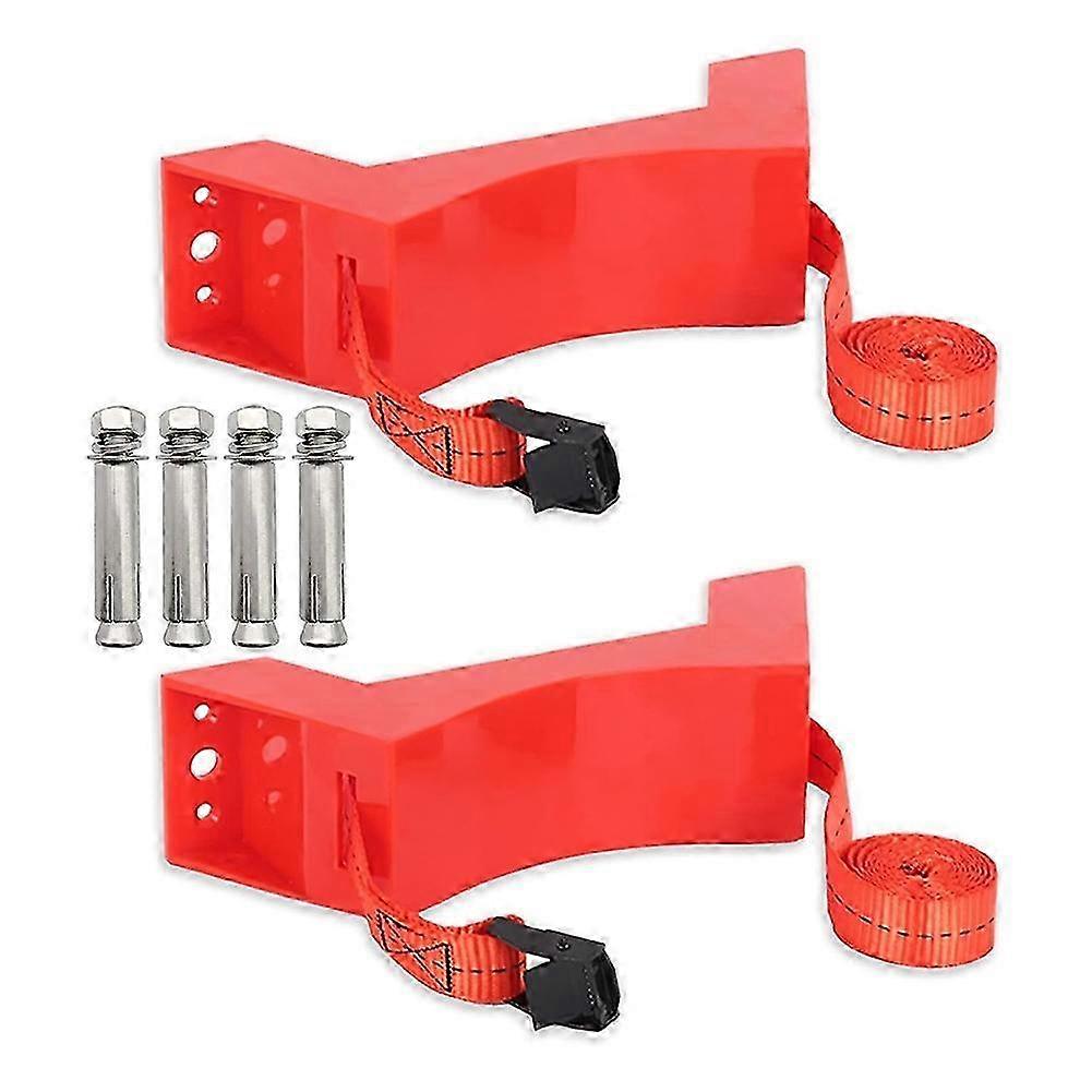 2Pcs Propane Tank Holder, Cylinder Wall Mounted Bracket,A