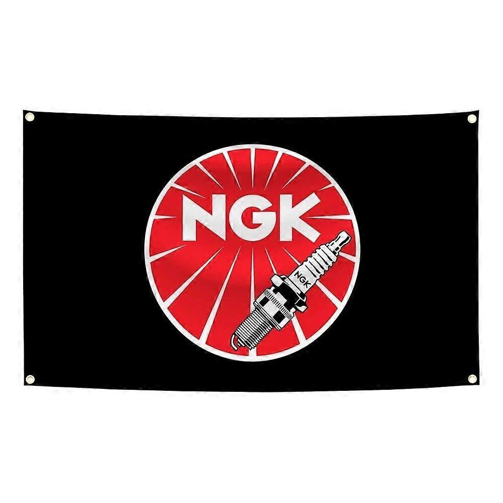 NGKs tennplugger bilflaggbanner VQ0918