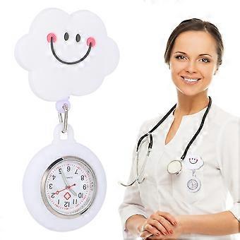1pc schattig verpleegsterhorloge unieke telescopische verpleeghorloge nuttige zakhorloge