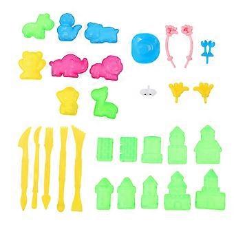 Martian Sand Toys 30pcs Educational Playset for Kids Assorted Color Safe Plastic
