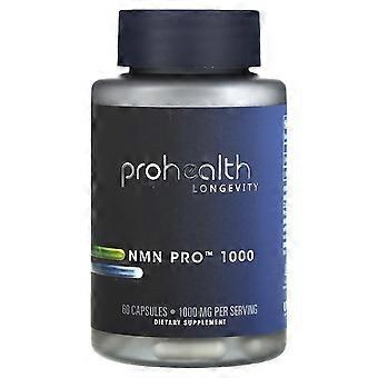 ProHealth Longevity, NMN Pro 1000, 60 Capsules (500 mg per Capsule)