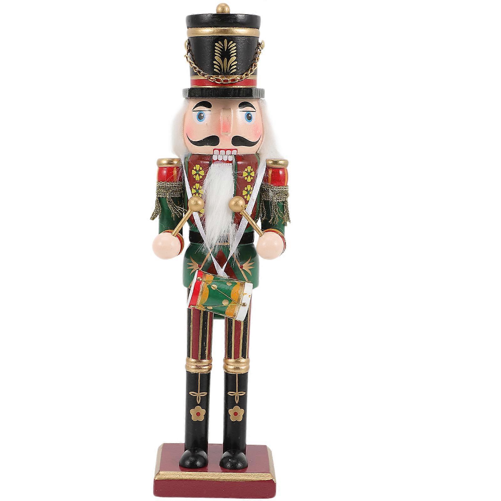 Nutcracker Soldier Decor Christmas Nutcracker Figure Wooden Nutcracker Soldier