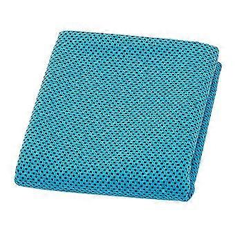 Toalha de resfriamento instantâneo, 1 unidade, toalha de secagem rápida para atividades esportivas ao ar livre, 90 x 30 cm, azul, material respirável.