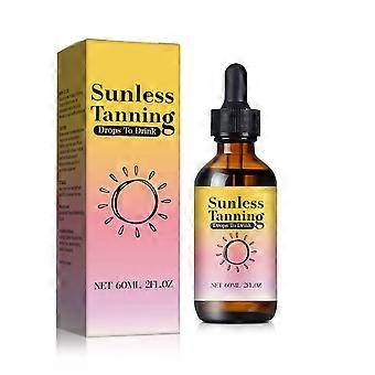 60ml Body Tanning Drops, Color-Fixing, No-Sun Exposure Bronzing Essence for Wheat-Tone Skin