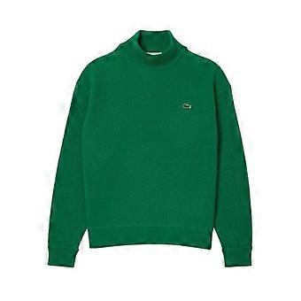 Lacoste Dame/Dame Carded Højhalset Trøje med Stor Pasform