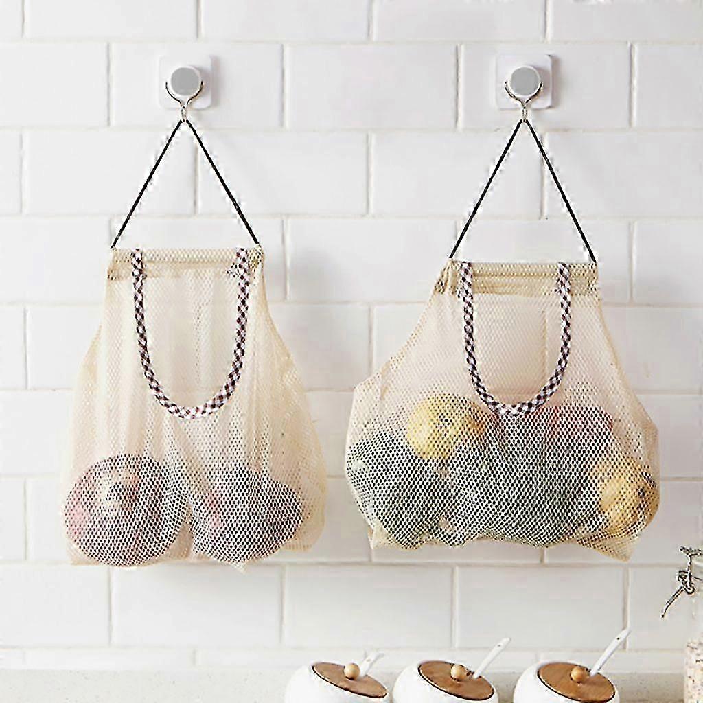 Household Storage Bag Mesh Multifunctional Polyester Kitchen Bag