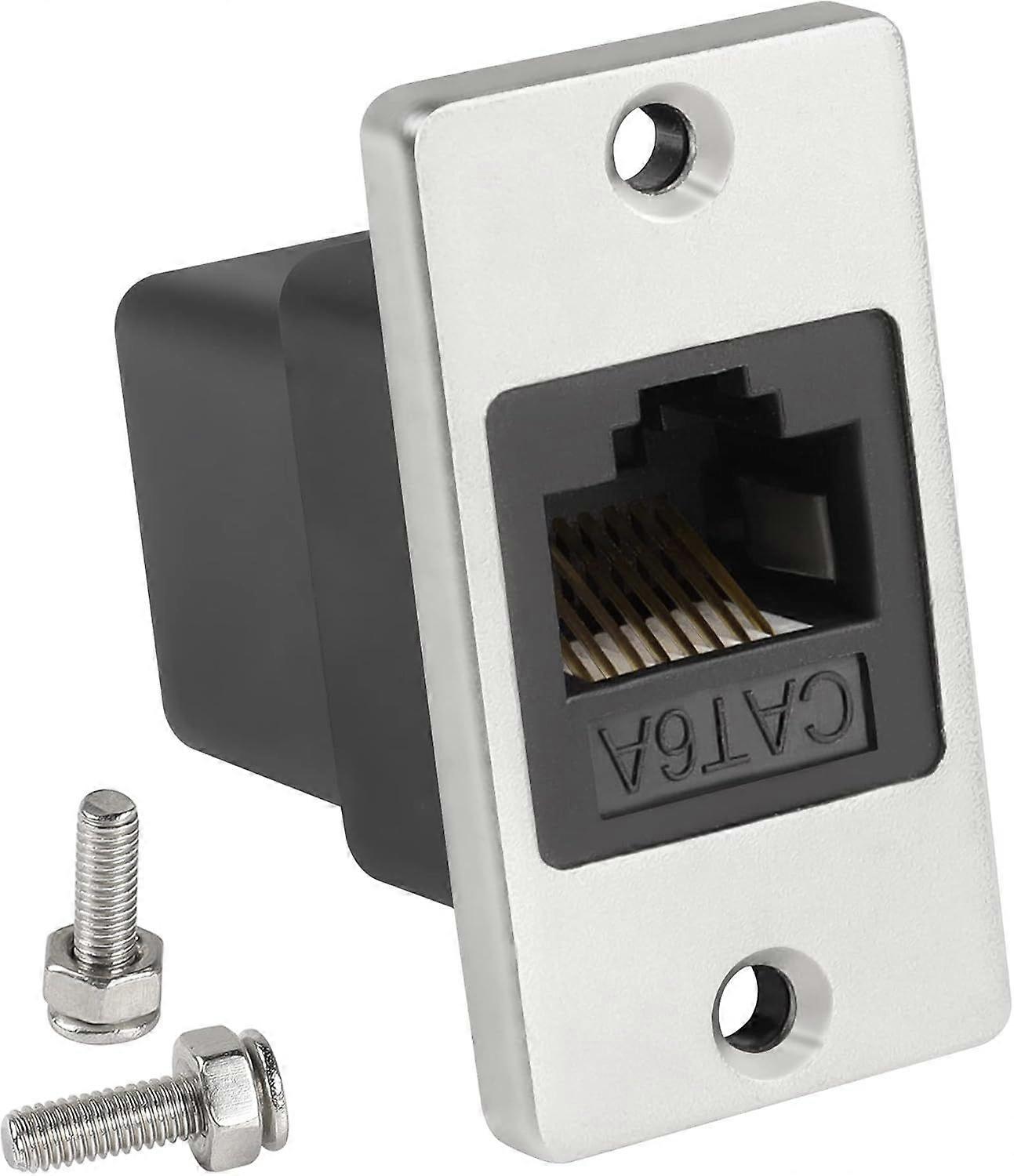 RJ45 Rectangular Panel Network Adapter Cat6A