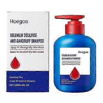 Selenium Disulfide Anti-Dandruff Shampoo 120ml for Deep Cleansing, Oil Control, Scalp Relief, Long-Lasting Freshness