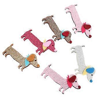 Decorative Dog Hairpin Cartoon Pet Hairpins for Decoration 6Pcs