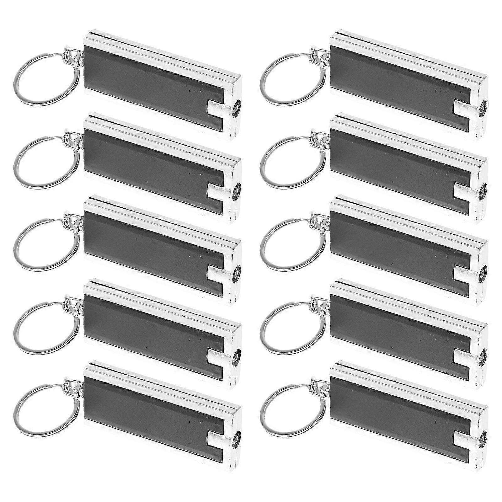 Key Chain Key Decoration Small Rectangular Pendant 10Pcs