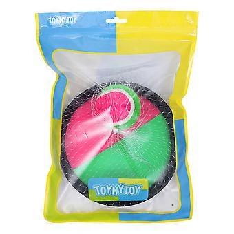 Sticky Ball Toy Set for Children with Handheld Sticky Target Disc Paddles