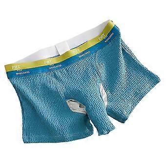 Men Boxers Elephant Nose Bulge Pouch Mid Waist Anti-septic Soft Breathable Moisture-wicking Elastic Letter Print Men Underpants Underwear