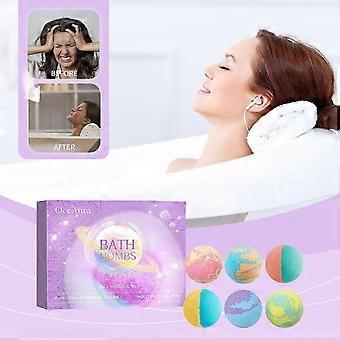 Oceaura Bubble Salt Bath Ball, Bubble Shower Fragrance, Moisturizing Floral Scent, Long-Lasting Fragrance, Plant-Based Cleansing Bath Ball