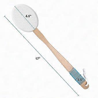Lotion Applicator for Back & Feet, 8 Replaceable Pads, 2 Long Handles, Back Lotion Applicator for Seniors and Women