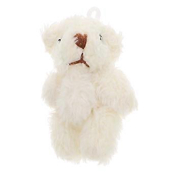 Doll House Plush Bear Miniature Doll for Decor Beige Accessory