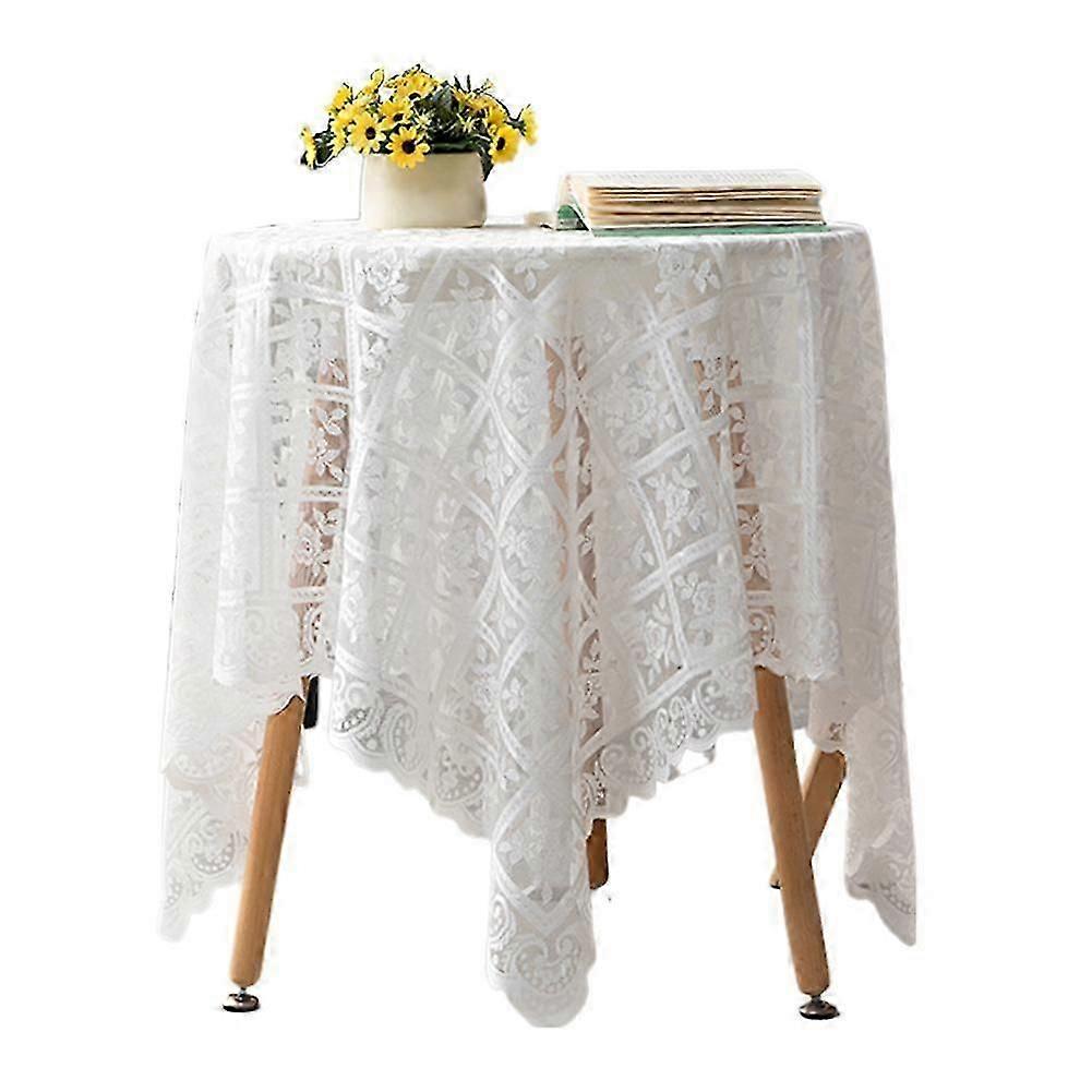 Lace Tablecloth With Tassels Rectangular Dining Table Cloth Tea Tables Mat Decor 26-27