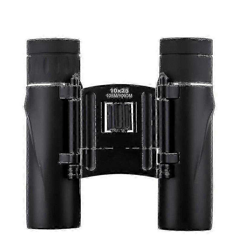 Binoculars Compact, 10x25 Small And Lightweight, Rubber Shell Touching