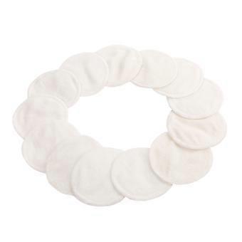 Bamboo Fiber Makeup Remover Pads for Face Washing 20Pcs Double Layer Reusable