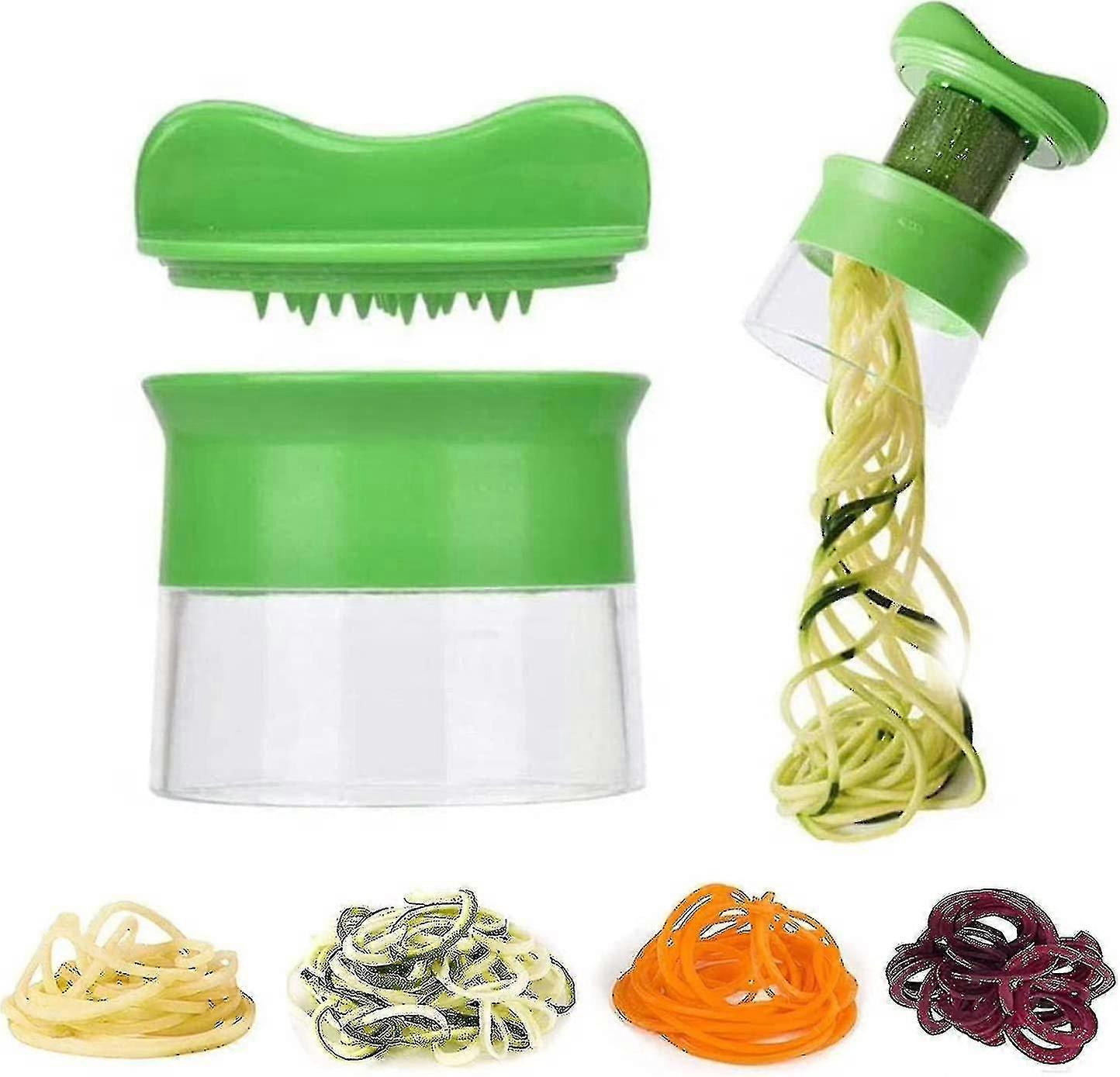 Kitchen vegetable cutter for zucchini - Handheld spiralizer tool