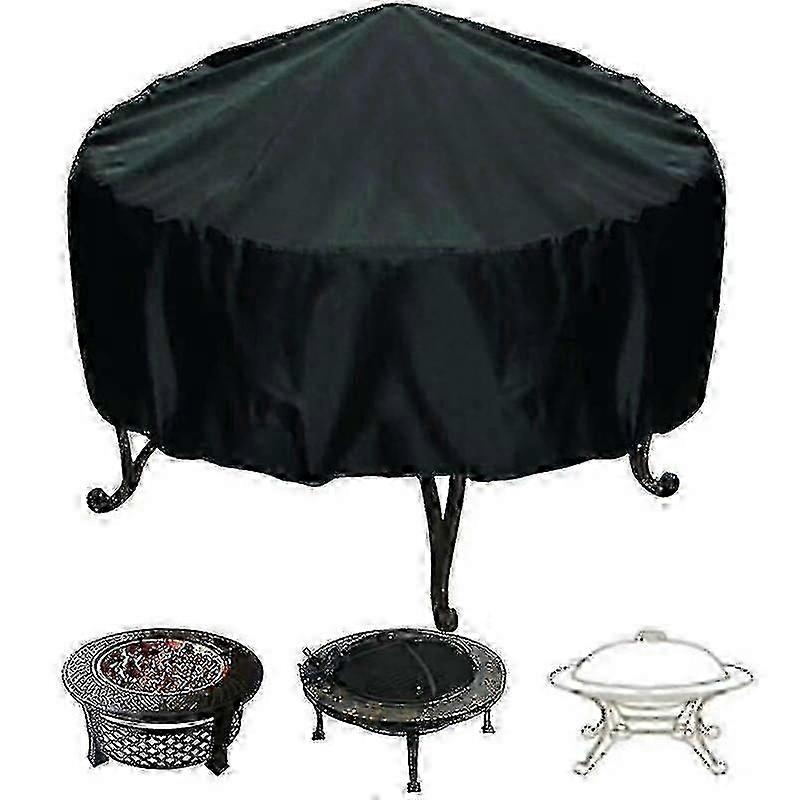 Round Waterproof Grill & Fire Pit Cover