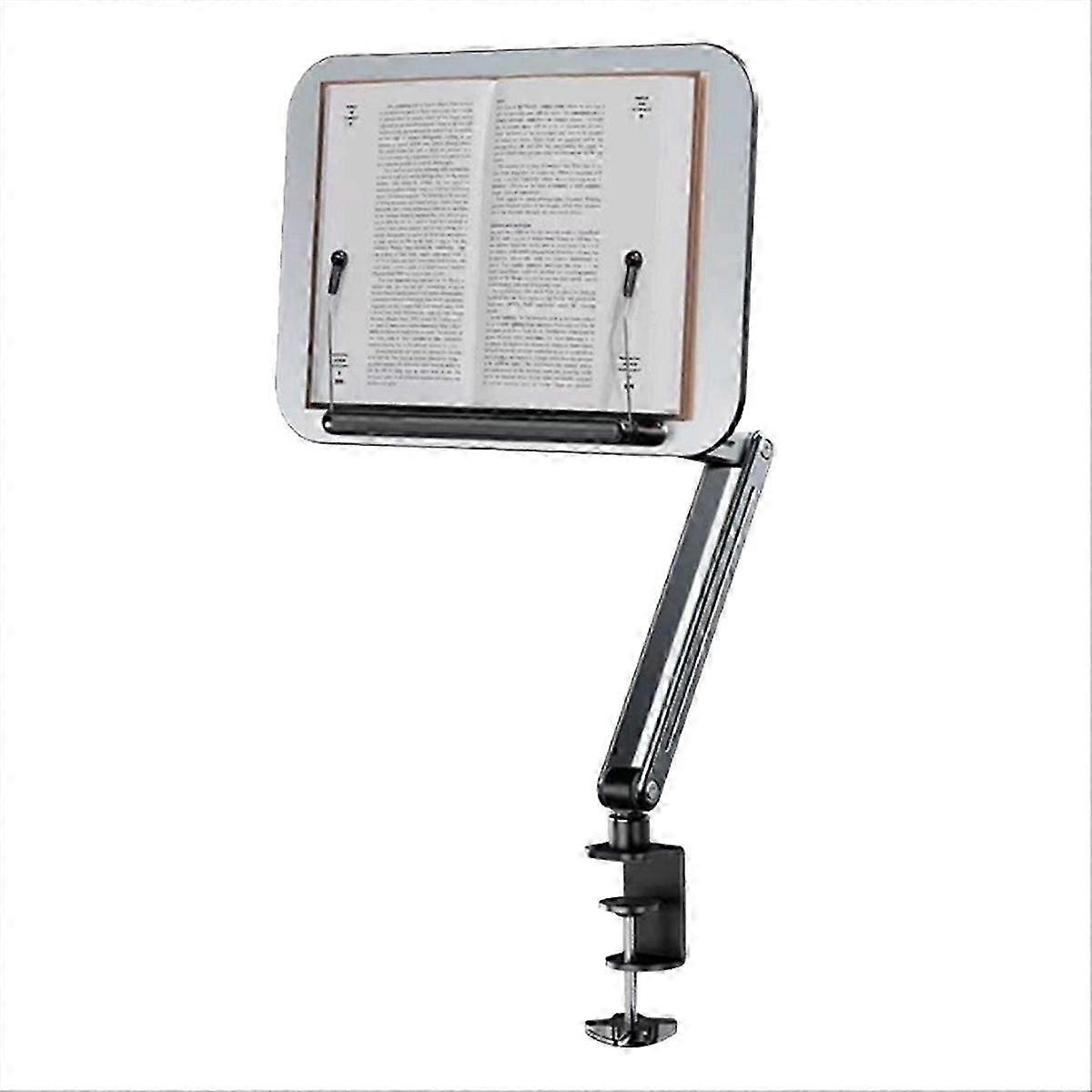 Desk Clamp Book Stand Adjustable Cookbook Stand