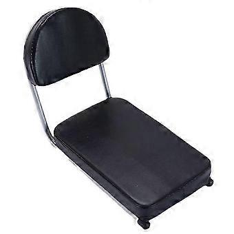 Electric Bike Seat with Backrest - Thick Sponge Cushion, Ergonomic Design, Easy Installation Black-SSZFV