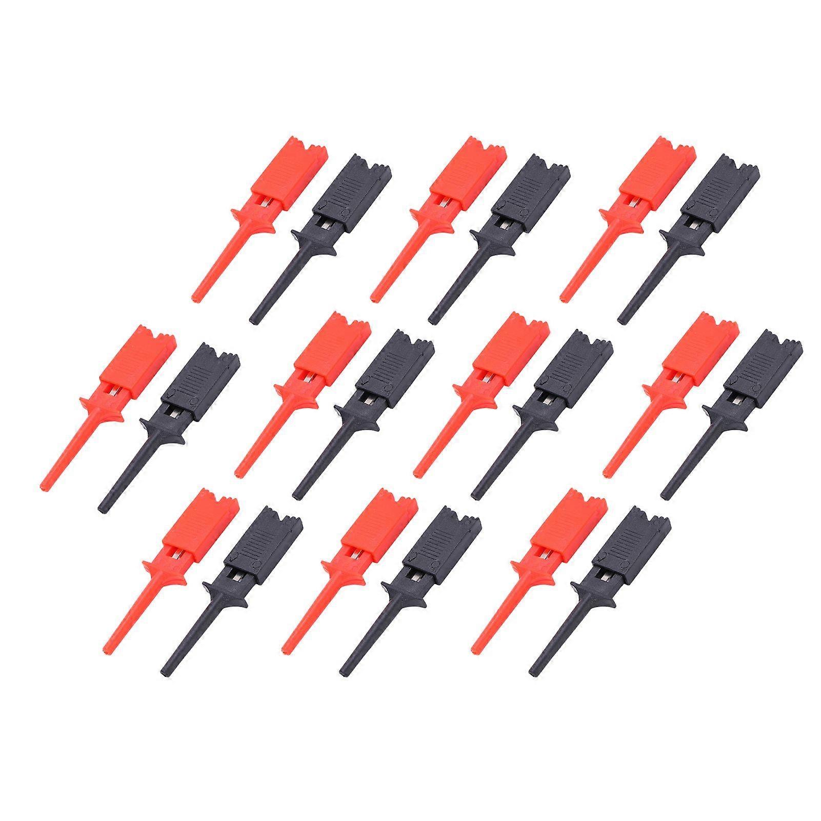Flat Test Hook Clips Lightweight Flat Test Hook Probe Grabber for Electrical Testing