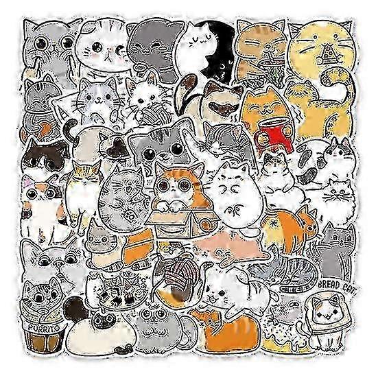 Reusable Waterproof Cat Stickers