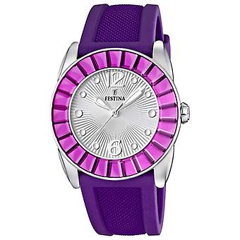 Festina Dream Quarz Analog Frau Uhr mit F16540/6 GummiArmband