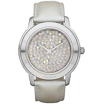 Dkny locked and loaded Quartz Analog Woman Watch with NY8477 Cowskin Bracelet
