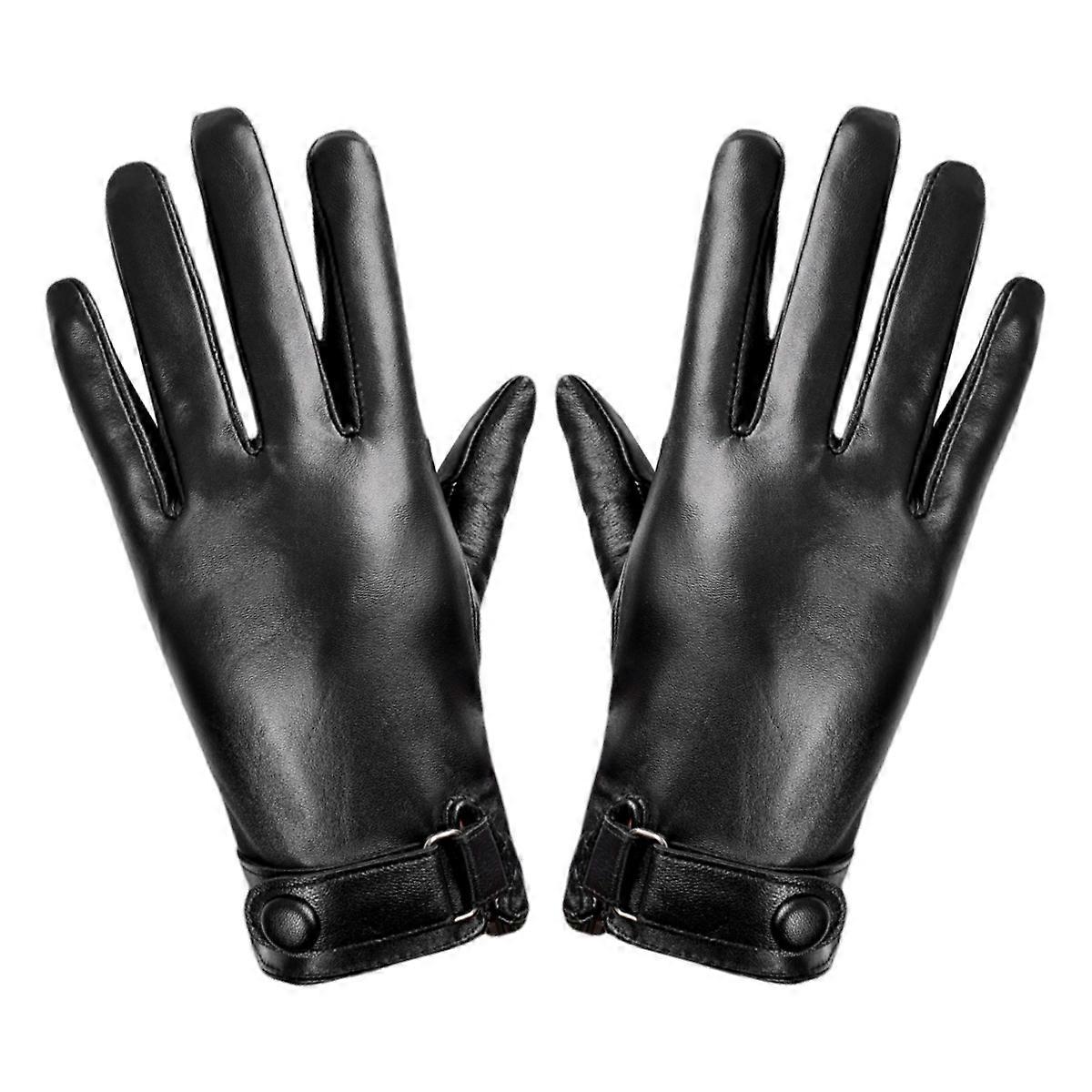 Wool-Lined Touchscreen Driving Gloves