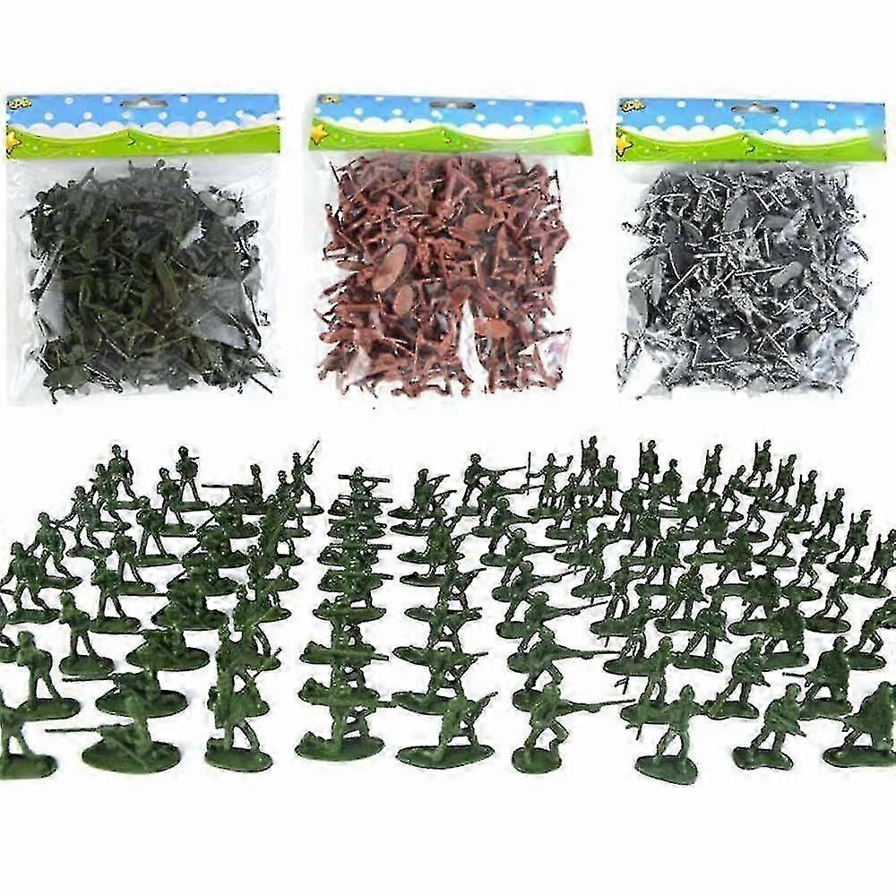 100pcs 3.5cm Mini Army Action Figures