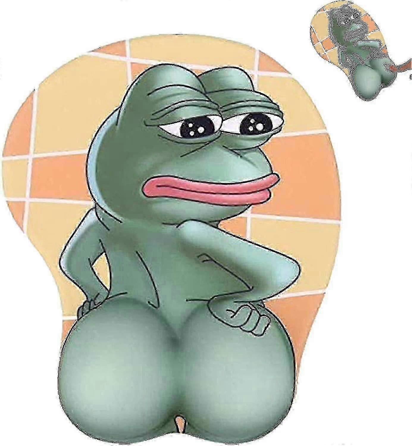 3D Frog Silicone Wrist Rest Mouse Pad