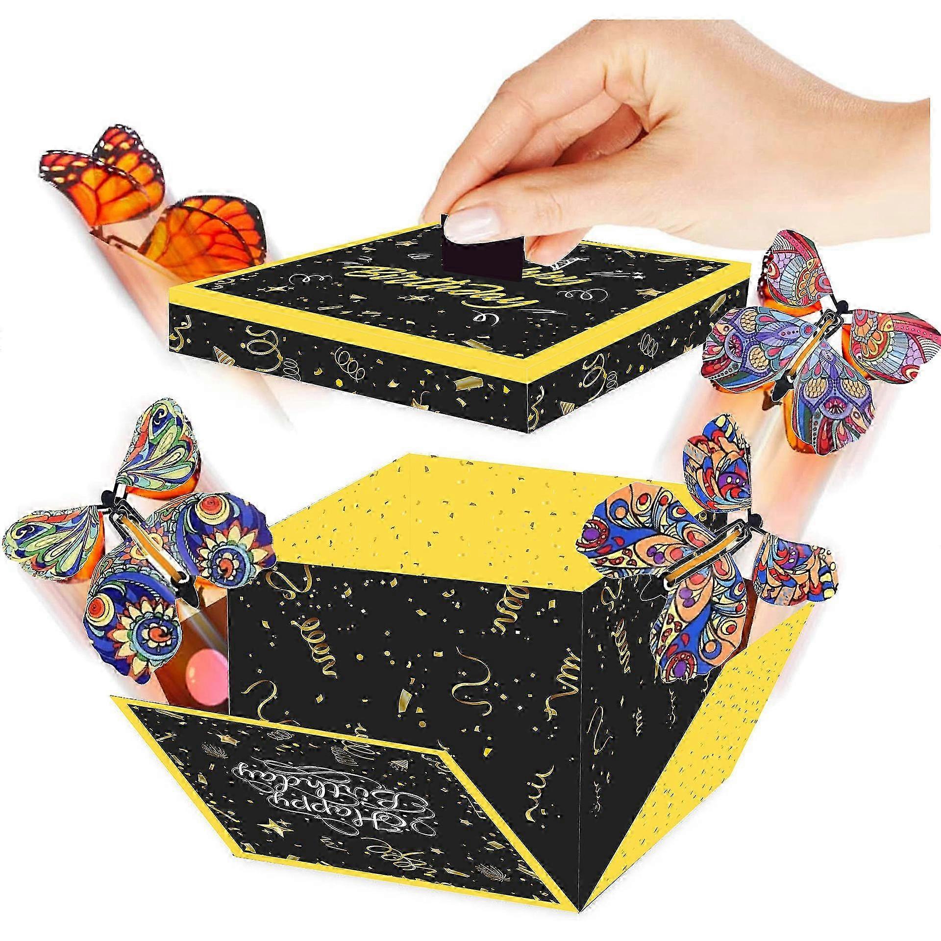 4-Butterfly Flying Explosion Gift Box