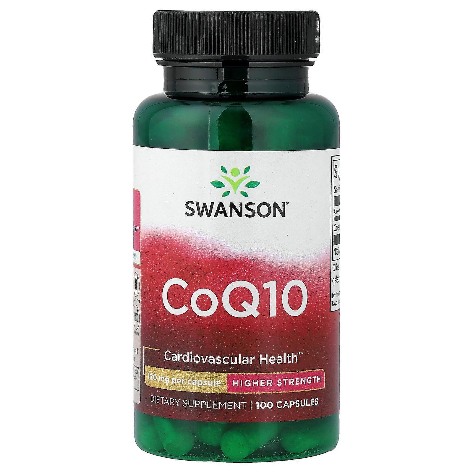 Swanson, CoQ10, High Potency, 120 mg, 100 Capsules