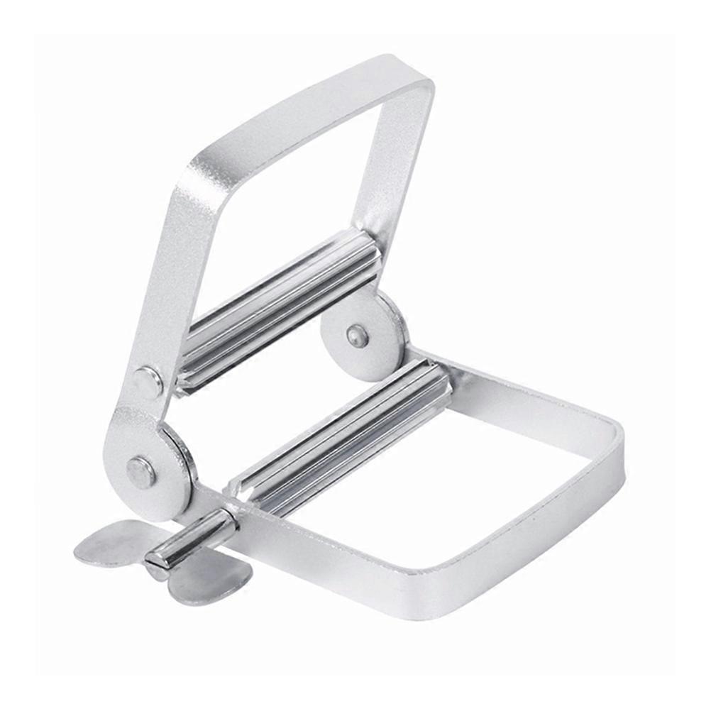 Manual Toothpaste Squeezing Clip for Bathroom Use Silver