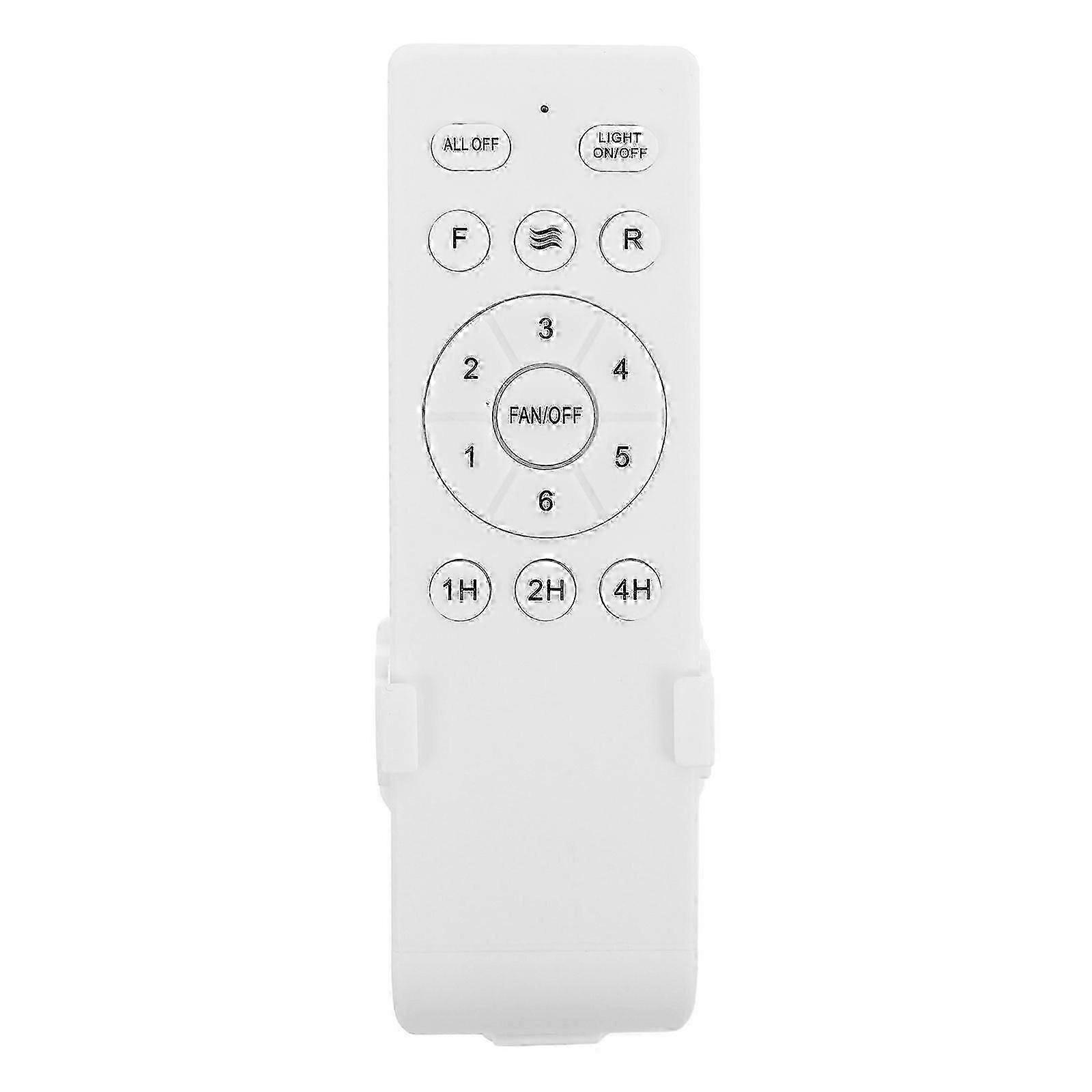 White 6-Speed Fan Remote with Timer