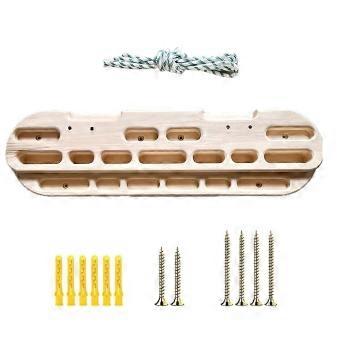 Climbing Fingerboard Strength Rock Board Portable Pull-Up Rock Climbing Hangboard Grip Strengthener Forearm Exerciser 933.