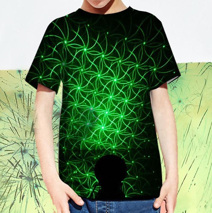 SommarModemärke Barnkläder Toppar Crew Neck Tryckta T-shirts för pojkar och flickor