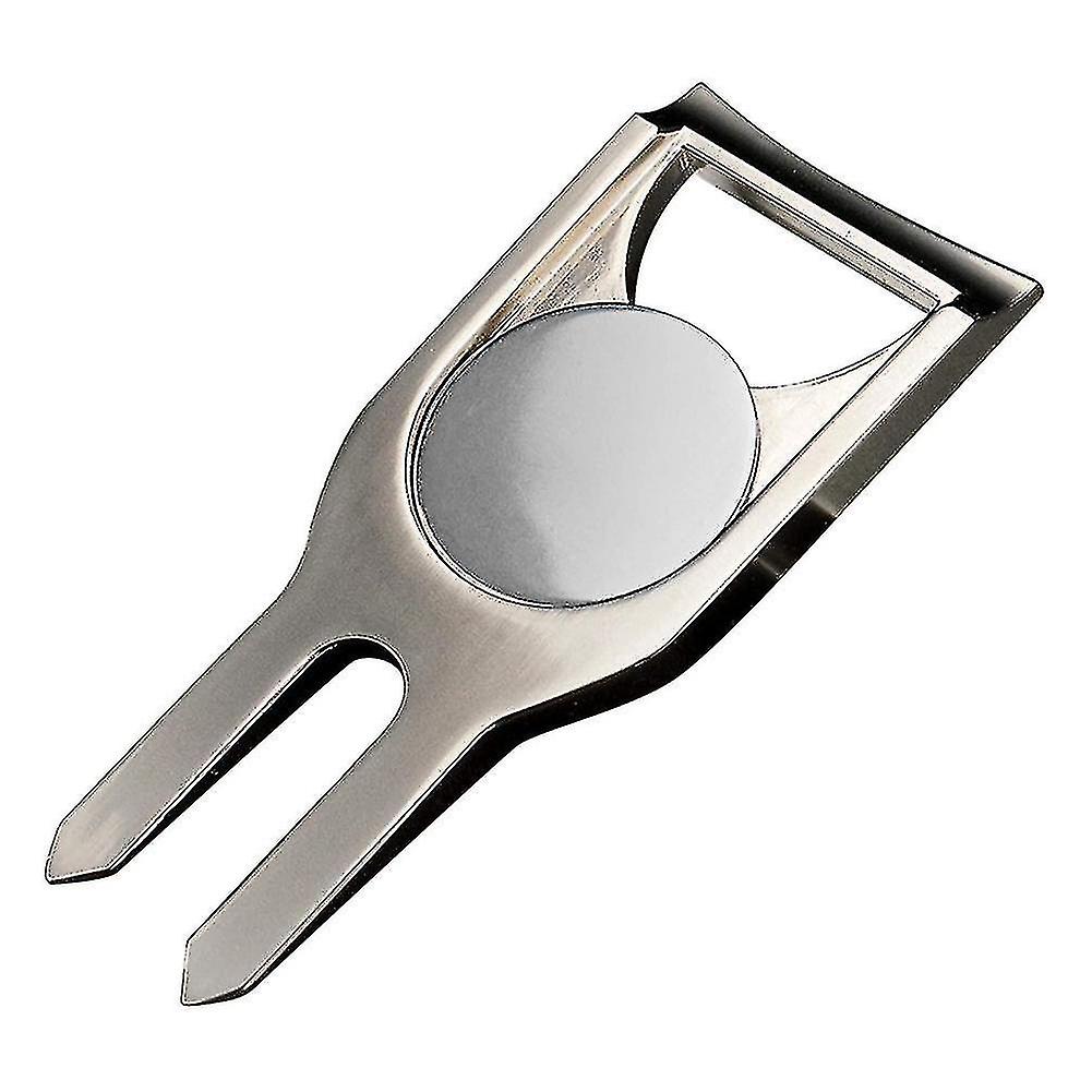 Golf Divot Tool,multi-purpose Zinc Alloy Golf Divot Repair(1pcs)