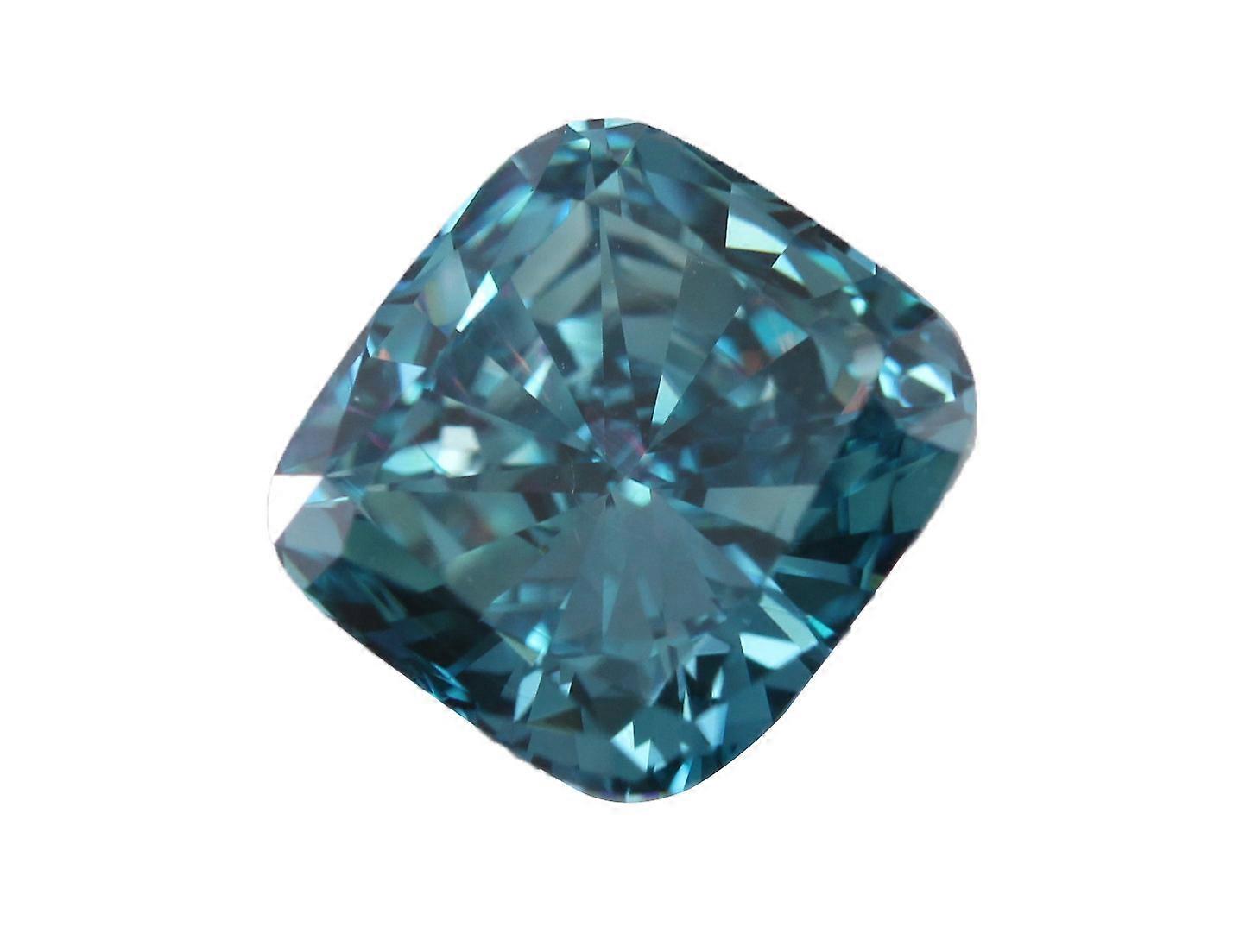 Cushion Loose Diamond (2.52 Ct Fancy Vivid Blue(Irraidated) Color SI1(LASER DIRLLED Enhanced) Clarity) IGL