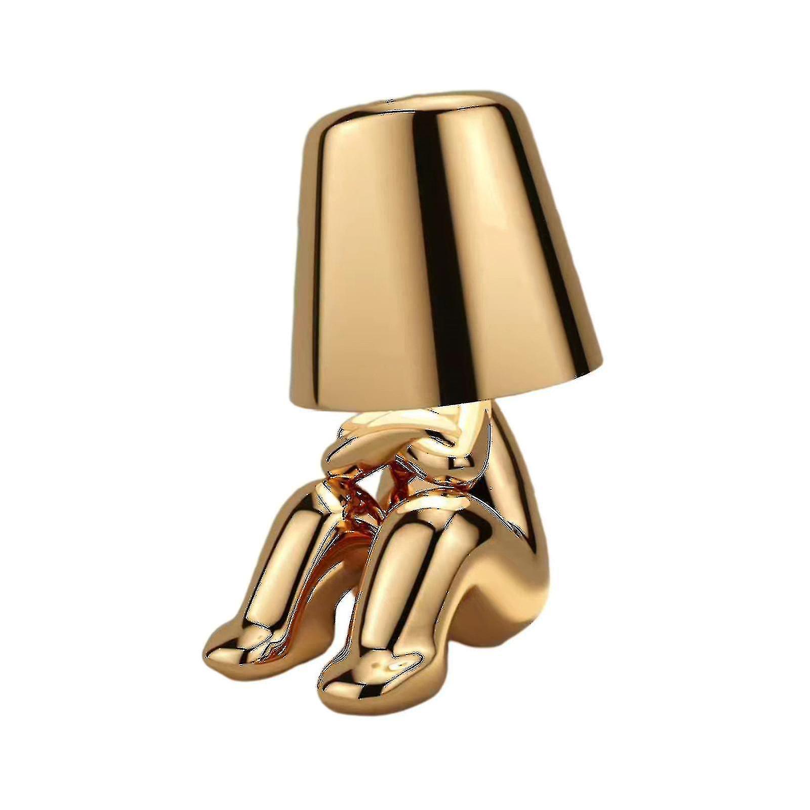 Little Golden Man Led S Touch Control Dimmable Lamp Bar Night Light