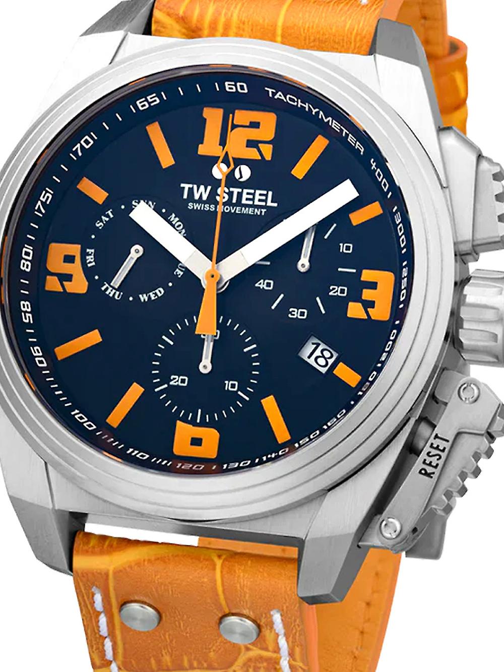 TW-Steel TW1112 Canteen Men's Watch Chronograph 46mm 10ATM