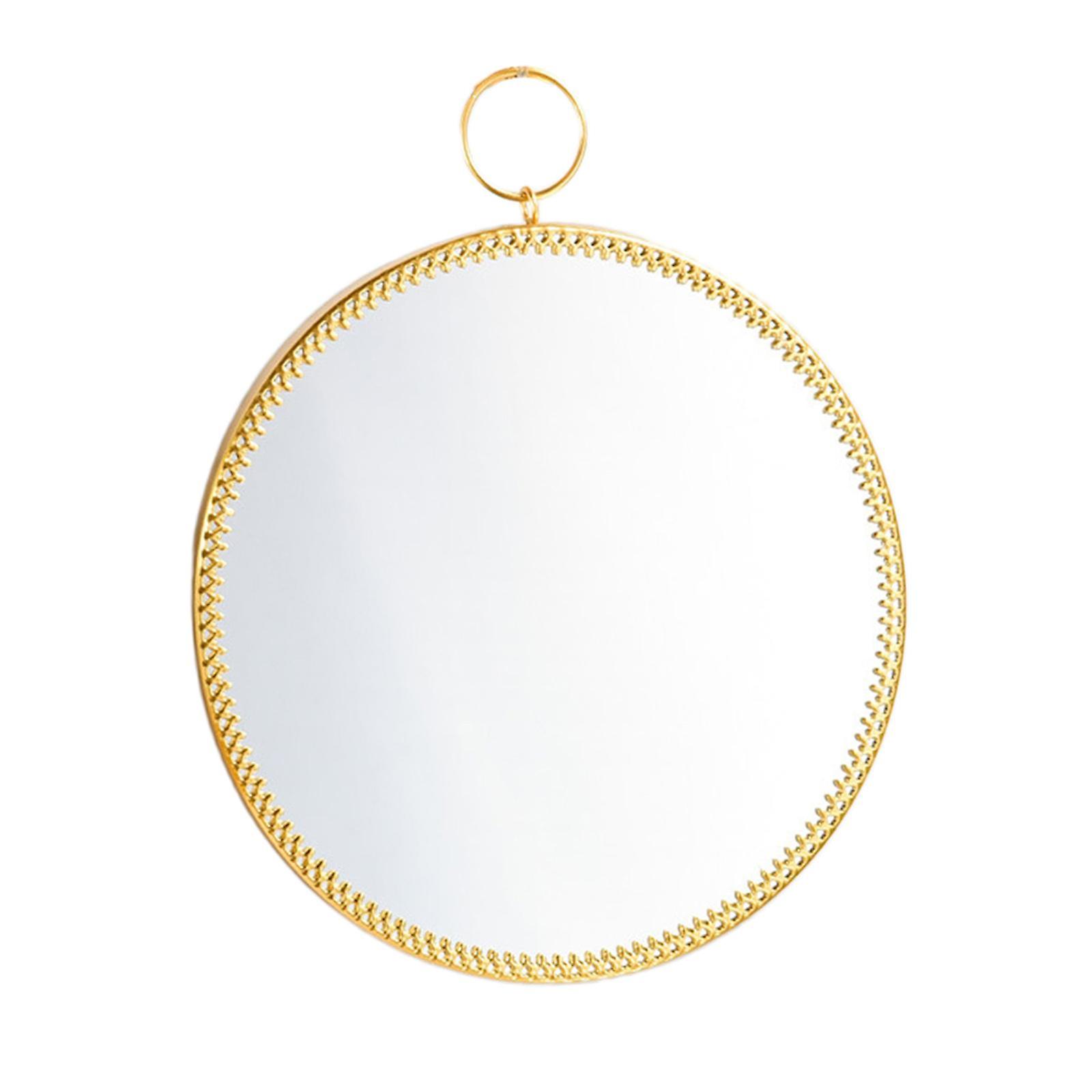 Round Mirror Makeup Vanity Dressing Mirror Baderomsspeil M